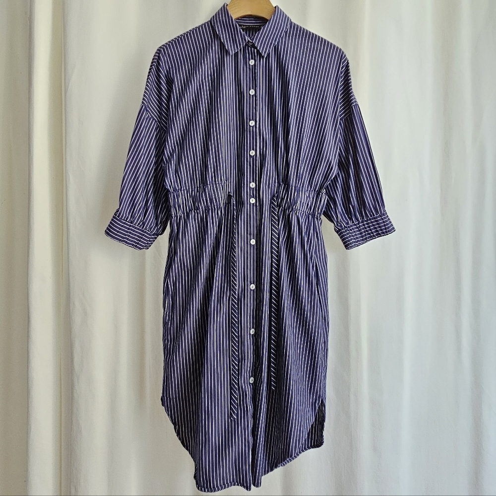 🇪🇦 Zara - Striped Shirt Dress - Picture 3 of 12